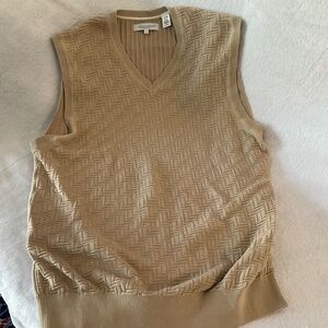 Men's sleeveless cotton sweater vest
